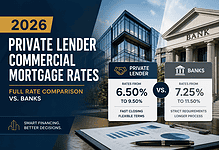 Private Lender Commercial Mortgage Rates 2026 Full Rate Comparison vs Banks